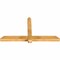 Ekena Millwork Eugene Rough Sawn Timber Gable Bracket, Western Red Cedar, 60"W x 32"H x 4"D x 4"F, 13/12 Pitch GBW060X32X0404EUG00RWR - alternate 2